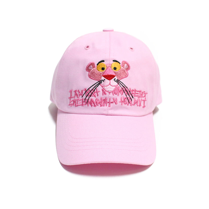 PINK PANTHER FACE BALL CAP Pink (6674861588598)