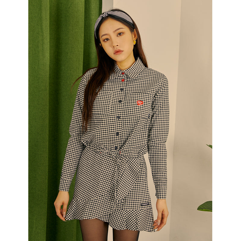 BUTTON UP CROPPED SHIRT-GINGHAM CHECK (6541863616630)