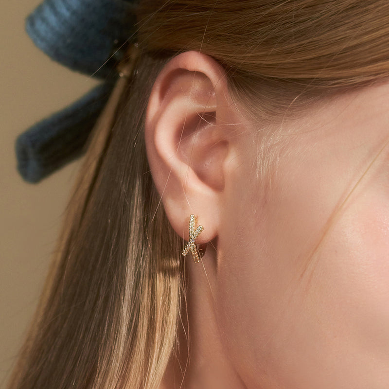 ルミナリーキュービックピアス/luminary cubic earring