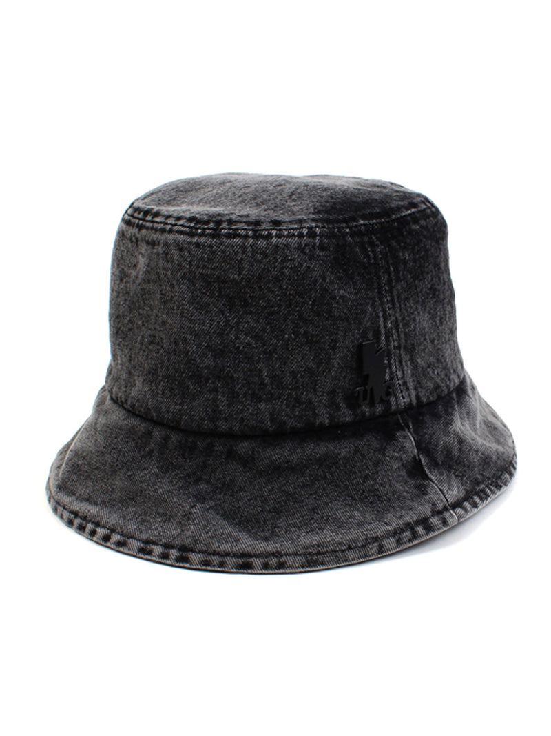 Washing Black Denim Bucket Hat (6602097492086)
