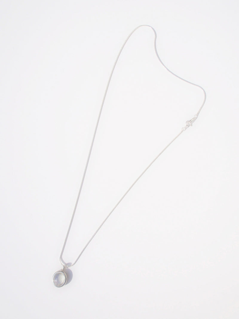 ピューピルネックレス/Pupil necklace _ white opal