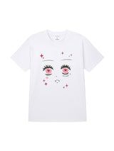 ビッグアイズTシャツ / 0 1 big eyes t-shirt - WHITE