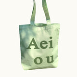 Aeiou Logo Bag (Cotton 100%) Avocado