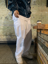 ナイロンピンタックパンツ/nylon pintuck pants (3color)