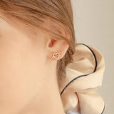ダズリングハートピアス / dazzling heart earring