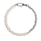 PEARL&CHAIN necklace (6582466478198)
