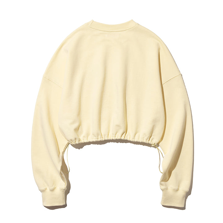 ロゴクロップスウェットシャツ/RCC Logo Crop Sweatshirt [LEMON SHERBET]