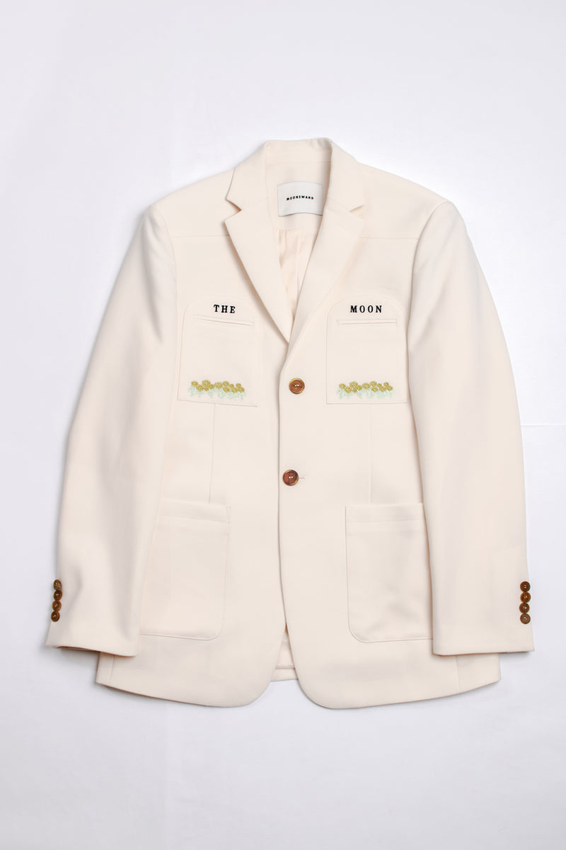 Cream Window Tailored Jacket (6635877826678)