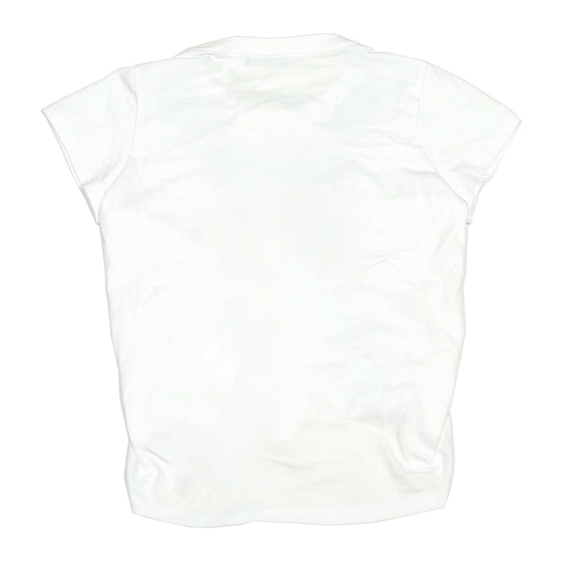 シャーリングロゴクロップTシャツ / 222 X shirring logo crop t - White