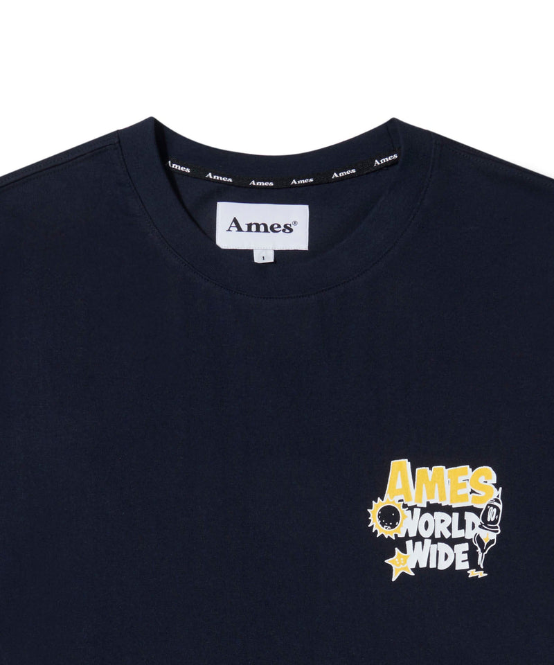 アメスプラネットTシャツ/AMES ASTRONAUT T-SHIRTS_NV(22HSTP09)