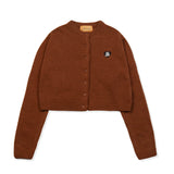 [Call Me Baby] Cashmere Baby Cardigan (Brown) / カシミアベビーカーディガン (Brown) (6627547218038)