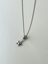 ミニループスターネックレス / Mini loop star necklace