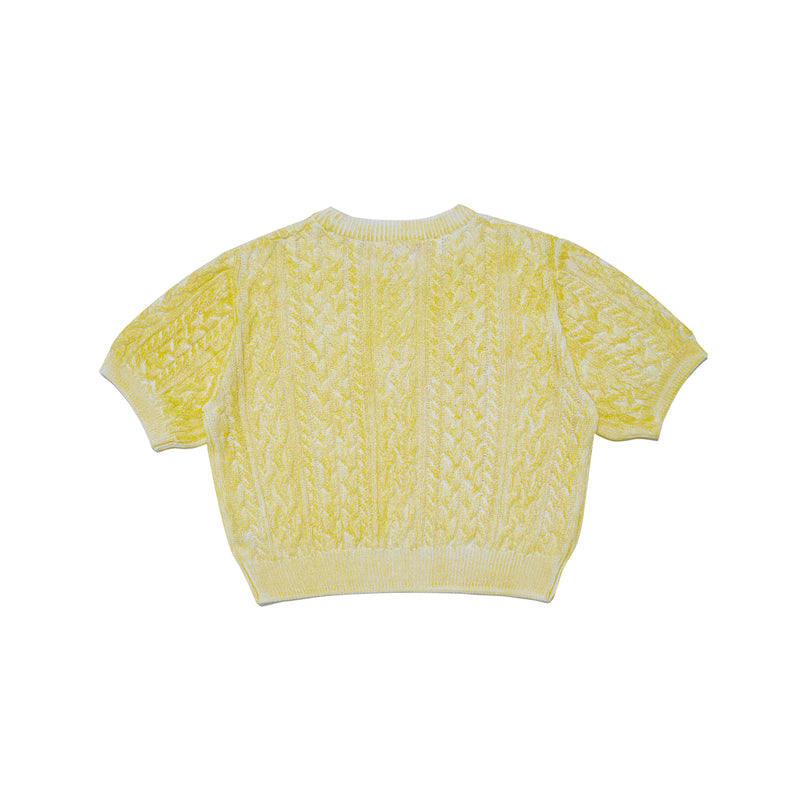 Yellow Painting Cropped Knit (6581908144246)