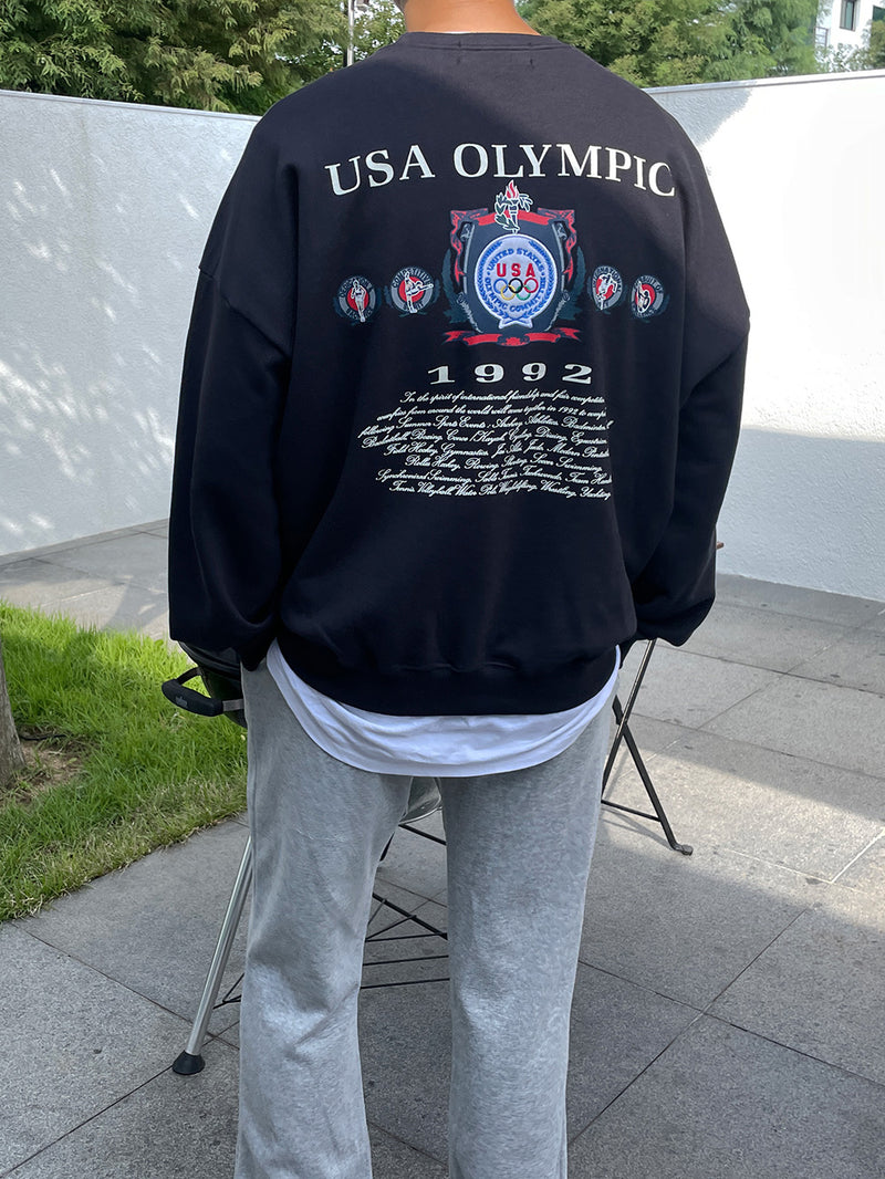 Neddle USA OLYMPIC Sweat Shirt (3color) (6605117227126)