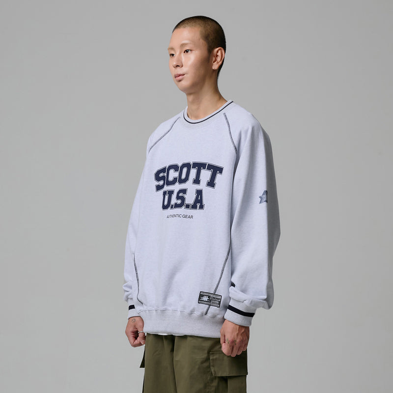 Scott USA Sweatshirt [Back Merange]