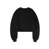VZプリンティングクロップドスウェットシャツ / VZ Printing Crop Sweat Shirts Black