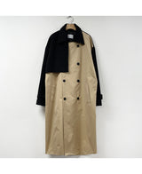 Coming color trench coat (2 color) (6678012231798)