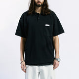オーバーフィットPKシャツ/SP OVER FIT PK SHIRTS-BLACK