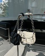 Shoulder Refine Chain Bag (2 color) (6678359146614)