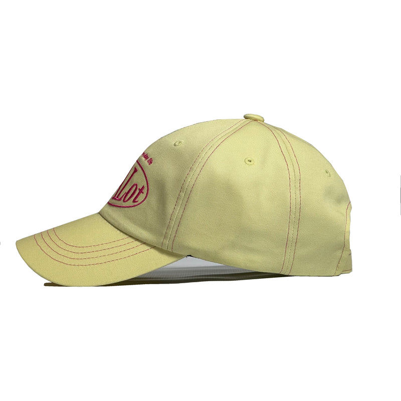 サークルボールキャップ / Circle logo ball cap - Pastel yellow