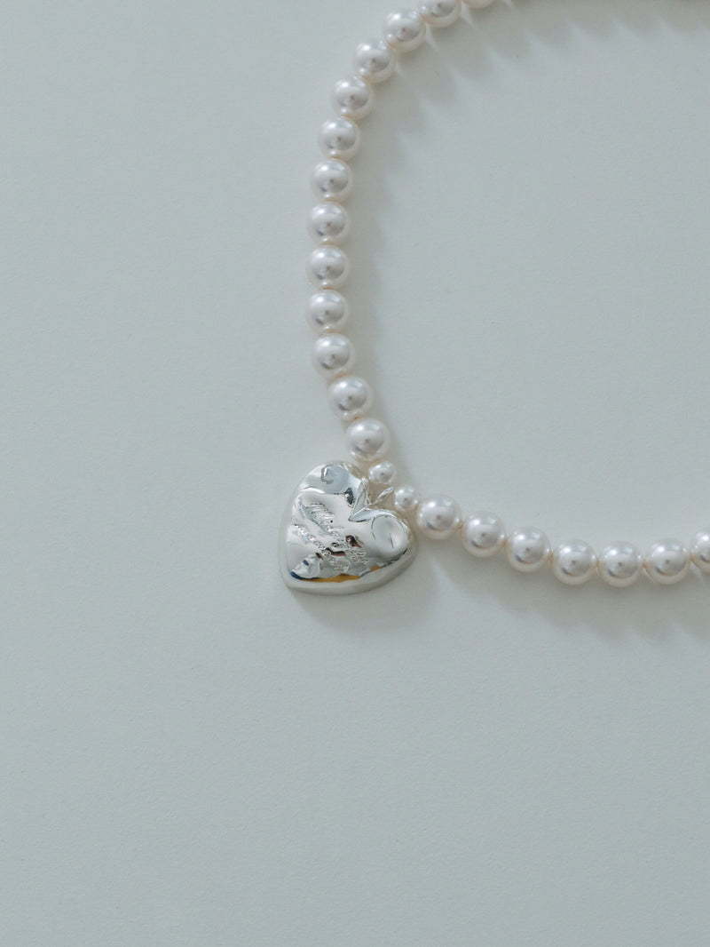 バンピーラブパールネックレス / bumpy love pearl necklace