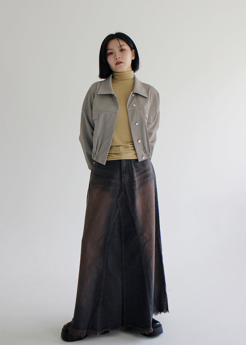 ダイイングロングスカート/no.451 Dying Long Skirt (2color)