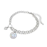 アンバランスマイルミニハートブレスレット/Unbalanced Smile Mini Heart Bracelet