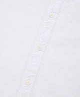 ブラッシュロゴコットンシャツ / BRUSH LOGO COTTON SHIRT WHITE