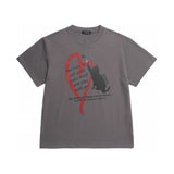 ハートキャッとTシャツ / HEART CAT T-SHIRTS 2COLOR