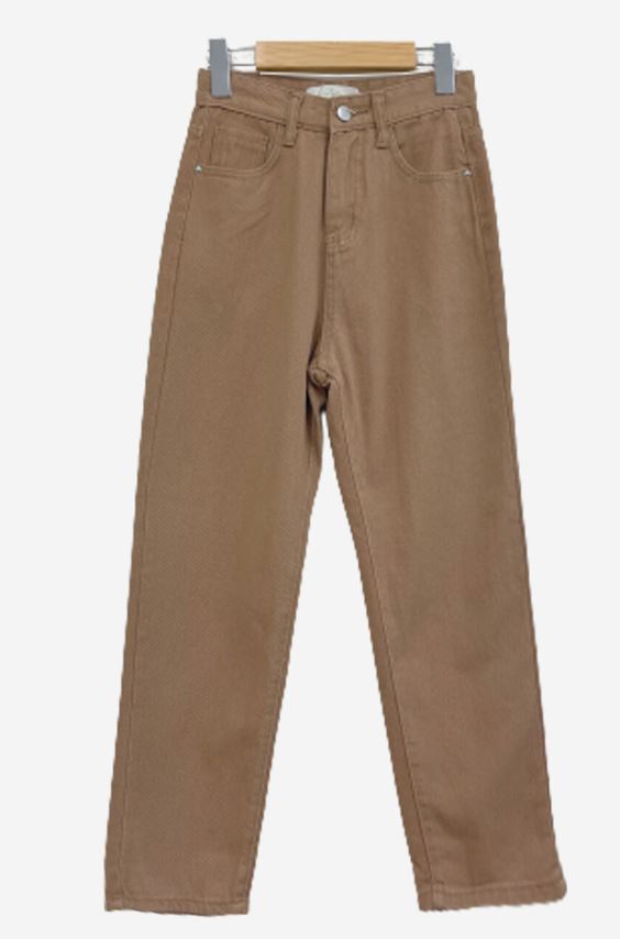 タート コットン ハイウエスト スリム ワイド 春 パンツ(2color) / Tart Cotton High Waist Slim Wide Spring Pants (2 colors)