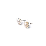 mini line pearl earring (6567603273846)