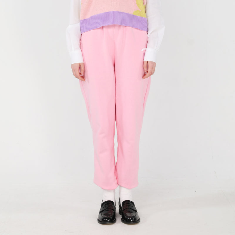 Happy Logo jogger pants [Pink] (6535248314486)
