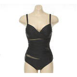 see-through detail swimsuit SW19277F