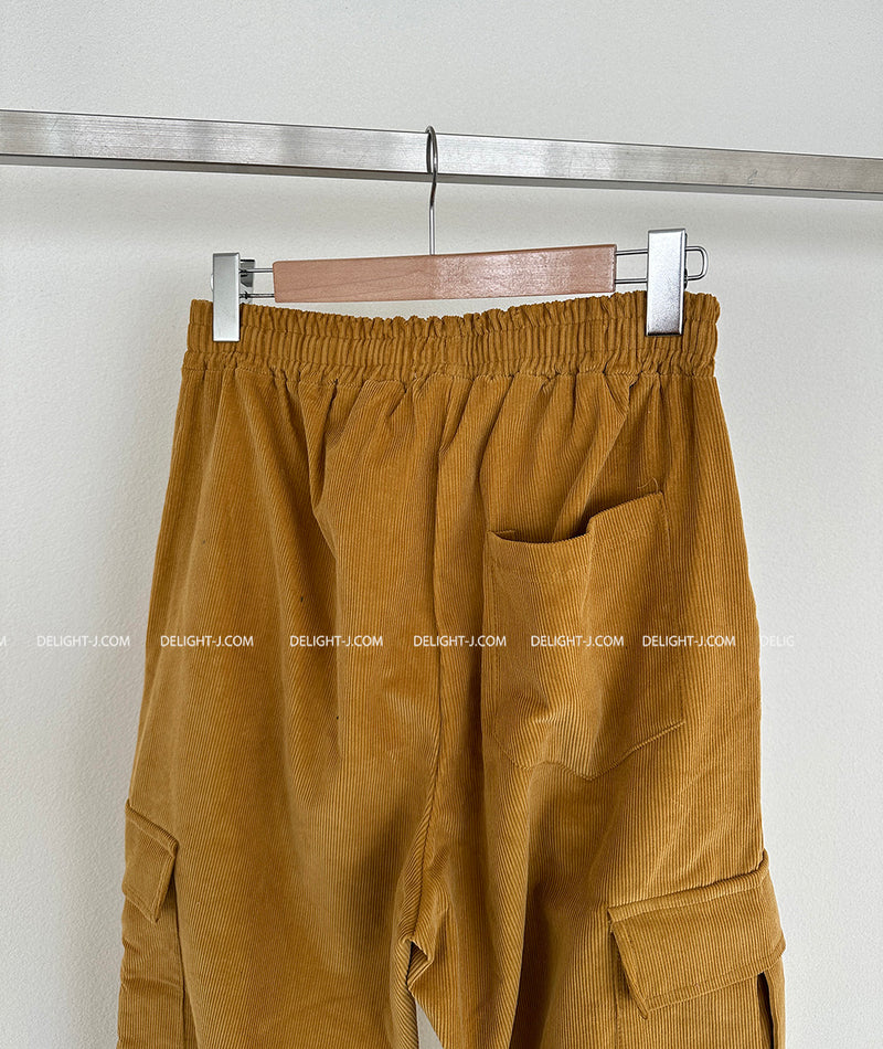 [UNISEX] 6 colors corduroy cargo pants