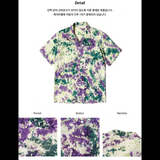 [Hawaiian Shirt] Life in Travel-Tie-dye Purple (6626232434806)