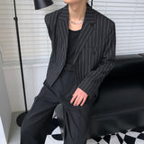 CR レガシーストライプクロップドジャケット / CR Legacy Striped Cropped Jacket (2 colors)