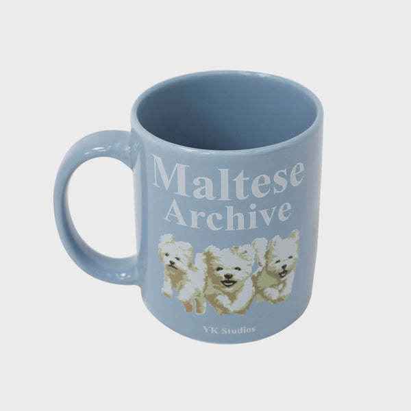 マルチーズアーカイブマグカップ / Maltese archive mug cup