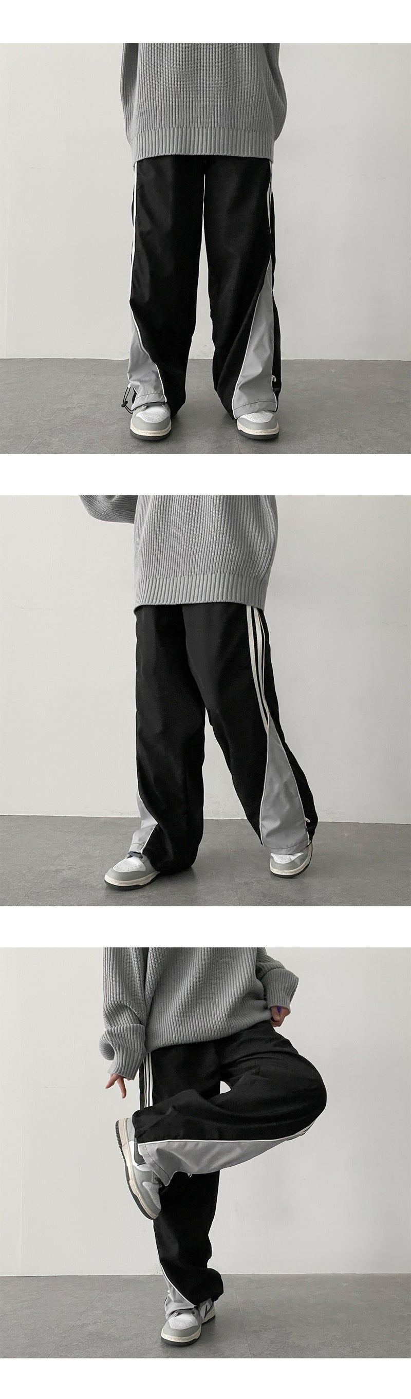 Outer Hem String Double-Line Coloring Banding Training Pants