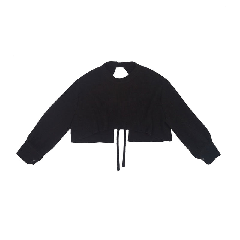 Darwin knit top (black) (6648272060534)