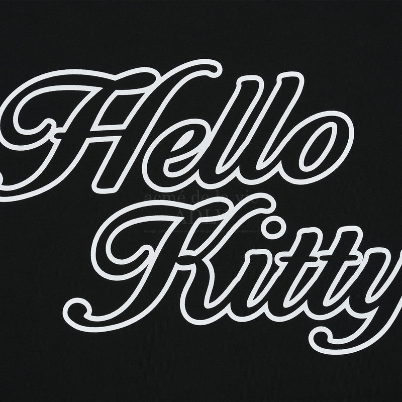 acme de la vie / Sanrio HELLO KITTY ARTWORK LONG SLEEVE T-SHIRT BLACK
