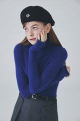 ウールシルクウォーマーTシャツ / Wool Silk Warmer T-Shirt [Blue]