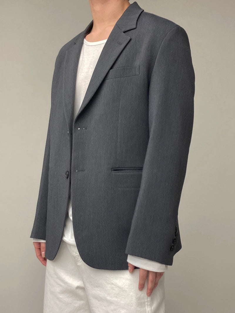スーツフィットブレザージャケット/Suit fit blazer Jacket (4color)