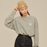 エッセンシャルローズクロップスウェット / Essential Rose Crop Sweatshirt (4628802306166)