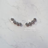シンプルウィングイヤリング / Simple Wing Earring - Silver Color
