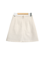 Honey Spring Heart Skirt Tweed Mini Skirt