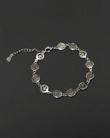 スマイルチェーンブレスレット / smile chain bracelet (925silver)