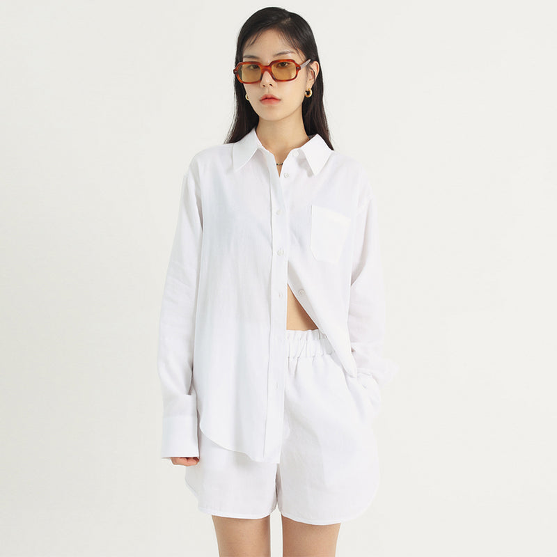 Tencel linen over fit shirt_white (6597031362678)