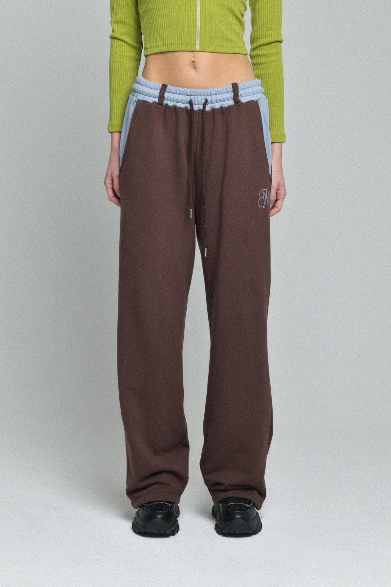 2カラーパンツ/2 color pants (brown)
