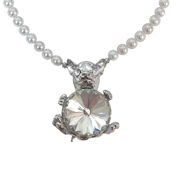 チワワパールネックレス / Chihuahua pearl necklace