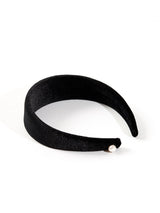 Black Velvet Headband (6611533365366)
